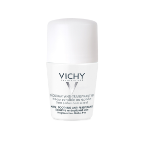 Vichy Déodorant Anti-Transpirant 48H – Peaux Sensibles ou Épilées